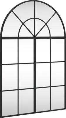 Immagine prodotto di Specchio da Parete Nero 60x90 cm Arco in Ferro