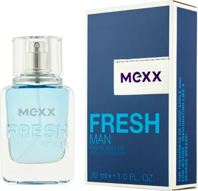 Produktbild von Mexx Fresh Man EDT Natural Spray 30ml Aromatisches Herren Parfüm mit holziger Note