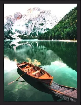 Produktbild von Wandposter Berge Wald Dekoration für Wohnzimmer, Büro, Schlafzimmer 70x100