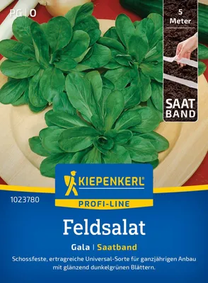 Produktbild von Kiepenkerl Feldsalat Saatband Gala Valerianella locusta 5 lfd. Meter