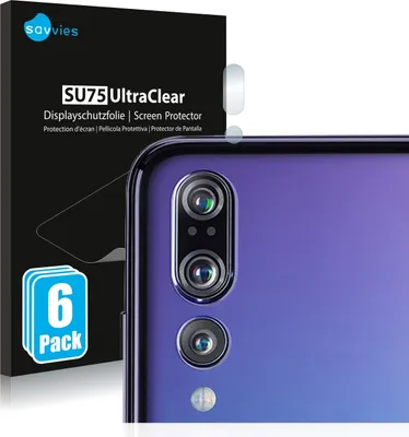Produktbild von 6x Für Huawei P20 Pro (NUR Kameraschutz) Schutzfolie Savvies Displayschutz Display Schutz Folie Klar Transparent