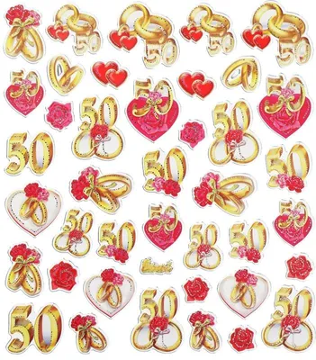Produktbild von Design Sticker Jubiläum 50