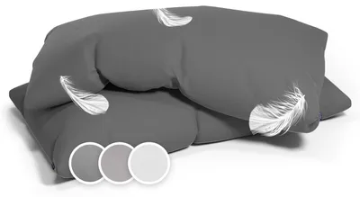 Produktbild von Sleepwise Weicher Kissenbezug 40 x 80, 1500TC Getestet, 2er-Set Microfaser-Kissenbezug 40x80 cm, Flauschige Kissenbezüge Hypoallergen & Atmungsaktiv, 40x80cm Kissenbezug mit Reißverschluss