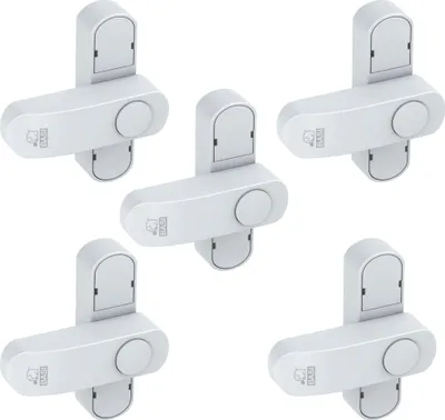 Produktbild von BASI - Fenster- und Fenstertürensicherung - SET - 5x FS 500 - Weiß - 5x1100-0050