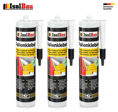 3x Folienkleber Dichtkleber Dampfbremse Dampfsperre Dampfbremsen PE Folie