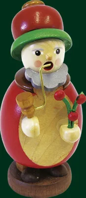 Produktbild von Räucherfigur Waldwichtel mit Hagebutte Höhe= 10cm NEU