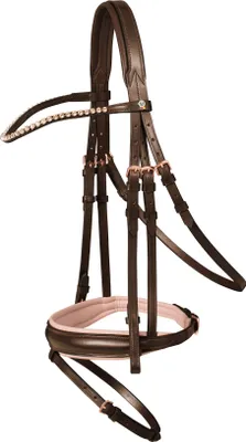 Produktbild von Waldhausen Trensenzaum X-Line Rosé Braun VB
