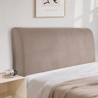 Obrázek produktu pro Potah na opěrku hlavy, samet, prachotěsný, elastický, omyvatelný, barva khaki, délka 200 cm