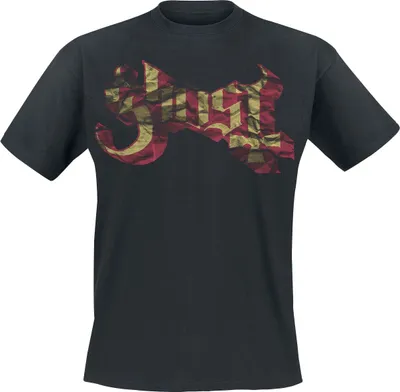 Produktbild von Ghost T-Shirt Herren Large Logo schwarz XL