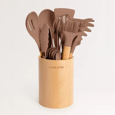 Produktbild von KITCHENWARE STUDIO - Küchenutensilien aus Silikon und Holz