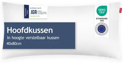 Productafbeelding van Slaapkussen - 40x80 cm - 100% Microvezel - Verstelbare Vulling