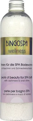 Immagine prodotto di Perle da bagno BingoSpa con cashmere e bava di lumaca, 230g