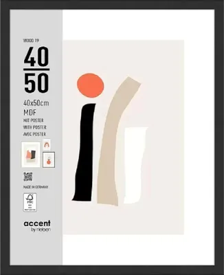 Produktbild von Nielsen 3240201 Bilderrahmen Wood 19 Schwarz 40x50 cm