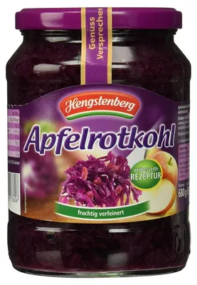 Immagine prodotto di Hengstenberg Mildessa Mela Cavolo Rosso Perfetto Liaison in barattolo 680g