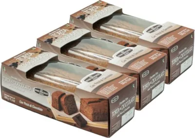 Produktbild von Pan Ducale - Schokoladenkuchen - Traditionelle italienische (Abruzzen) Kuchen - 3 x 320 g