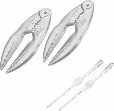 Immagine prodotto di Westmark 2 Hummergabeln +  2 Hummerknacker Cracky, 660022E6