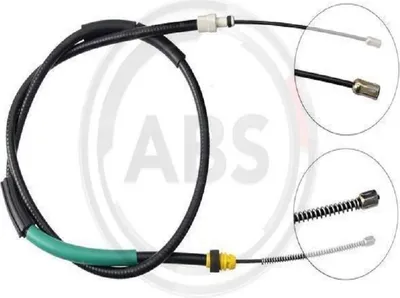 Produktbild von A.B.S. Handbremsseil Seilzug Feststellbremse für CITROËN ZX (N2) Hinten Links K13347