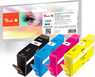 Obrázok produktu pre Peach 319999 Originálna čierna, azúrová, purpurová, žltá tlačová kazeta