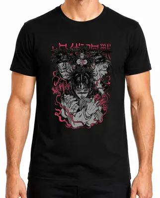 Obrázek produktu pro 呪術廻戦 Sukuna Yuji Megumi Anime Manga Dárek Anime Aesthetics Pánské tričko, černá, M