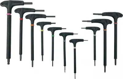 Zdjęcie produktu dla Pedro's Pro T/L Handle Hex & Socket Set 10-częściowy, 10-częściowy (1 zestaw)