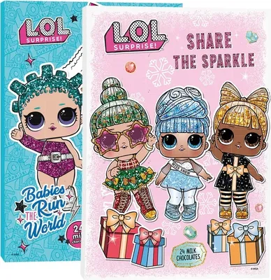 Obrázok produktu pre Adventný kalendár Mliečna čokoláda - L.O.L. Prekvapenie! - 75g