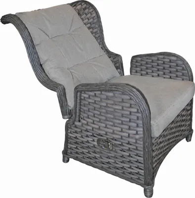 Produktbild von Gartensessel Relaxsessel COMFORT - verstellbare Rückenlehne und Hocker