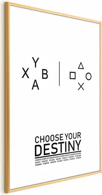 Produktbild von Posterpapier Poster - Choose Your Destiny 21x30 cm Text m-A-0797-ao-a