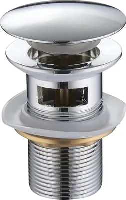 Immagine prodotto di Mexen tappo klik-klak rotondo con troppopieno, cromo - 79920-00
