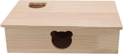 Produktbild von Kleintier-Haus Hamsterhaus-Labyrinth, Mehrraum-Hamsterhaus aus Holz, Labyrinthhaus für Rennmäuse, Mäusespielzeug