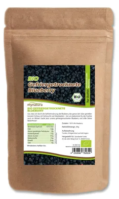 Produktbild von Mynatura Gefriergetrocknete Wildheidelbeeren – ab 200g - 1 Beutel (200g)