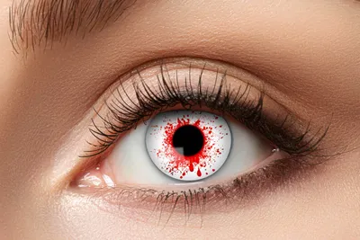 Produktbild von Zoelibat Eyecatcher Bloodshot 3 12-Monats-Kontaktlinsen für Horror & Zombie