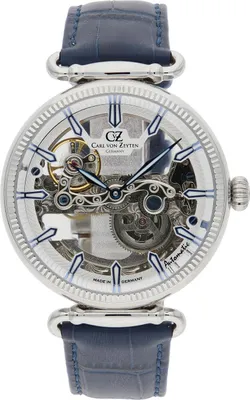 Produktbild von Carl von Zeyten CVZ0031WHS Elzach Automatik Herrenuhr 42mm 5ATM