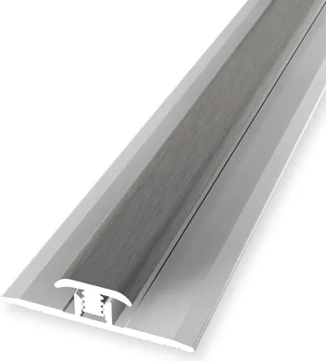 Produktbild von Wandprofil 11.5 x 7 x 2600 mm Einfasshöhe 3 - 5 mm Tapetenprofil Verbindungsprofil Aluminium eloxiert Glatt Ungebohrt Edelstahl Küberit