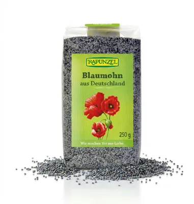 Produktbild von Rapunzel Blaumohn, 250g - 6 Beutel