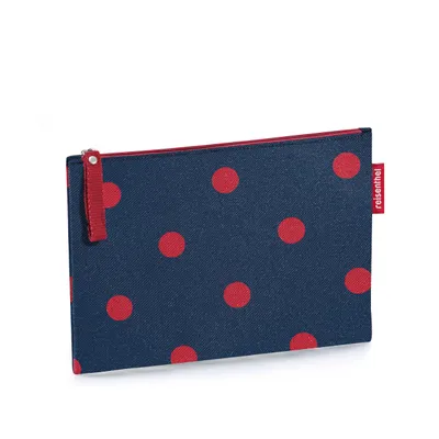 Produktbild von reisenthel case 1, Ordnungshelfer, Kosmetiktasche, Schminktasche, Kosmetikbeutel, Kosmetik Tasche, Polyestergewebe, Mixed Dots Red, LR3075
