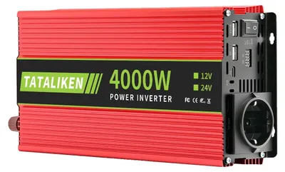 Zdjęcie produktu dla Inwerter solarny, przenośna konstrukcja, wbudowany wentylator chłodzący, moc 4000W