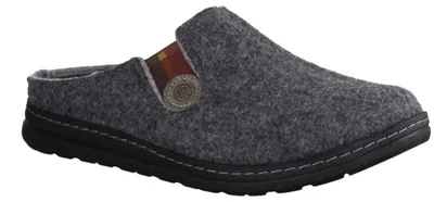 Produktbild von Rohde 714284 Herren-Hausschuhe, Softfilz,Grau, Wechselfußbett - Haus - hüttenschuhe Herren Hausschuhe, Grau