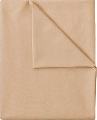Produktbild von Bettlaken Betttuch 100% Baumwolle ohne Gummizug, 150x250 cm, Sand