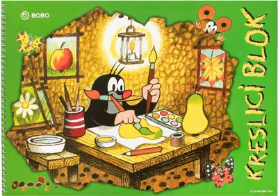 Produktbild von Bobo Krtek Skizzenbuch 20 A3 100 g