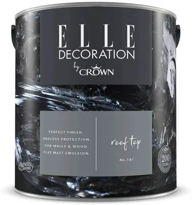 Produktbild von ELLE Decoration by Crown Premium Wandfarbe Matt Roof Top No.181  2,500L