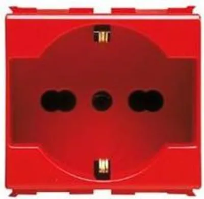 Produktbild von Gewiss GW30214 Steckdose Rot