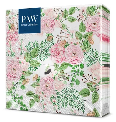 Produktbild von ARTMiE Decoupage-Serviette Rose hip flowers 33 × 33 cm