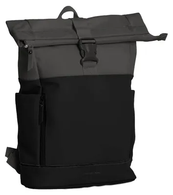 Produktbild von Daniel Ray Rucksack Pittsburgh mit Rolltop-Verschluss - Rolltop-Tasche mit Laptop-Fach in Dark Grey