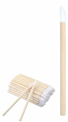 Produktbild von 50 Einweg-Lippenbürsten – mit Holzgriff