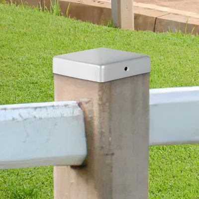 Produktbild von Yakimz 10x Pfostenkappen Zaunkappen Zaunkappe Pfostenabdeckkappe Abdeckkappe Silber 71mm