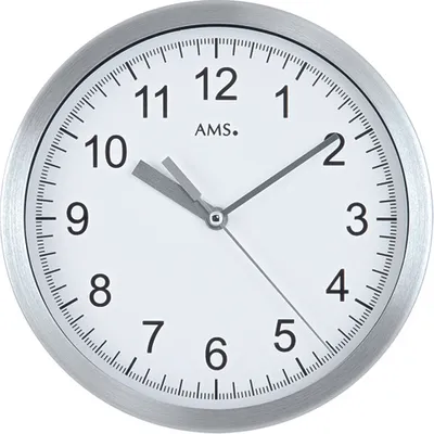 Produktbild von AMS Funk-Wanduhr, Funkwerk, D20x4cm, 5910