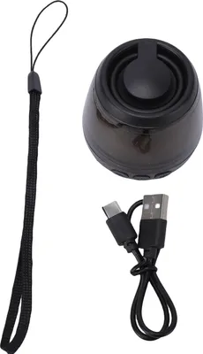 Zdjęcie produktu dla Magnetyczny głośnik Bluetooth 5.3 Stereo Sound, przenośny, bezprzewodowy, z podświetleniem RBG, idealny na imprezy plenerowe, do domu, w podróż, czarny