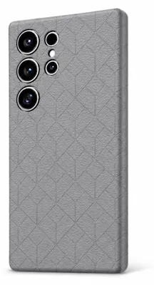 Produktbild von Handyhülle Backcover Samsung Galaxy S26 Ultra 5G Geprägtes Gittermuster D-Grau