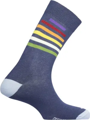 Immagine prodotto di Mund Socks Calzini in cotone organico Rainbow Blu EU 34-37 Uomo Blu EU 34-37