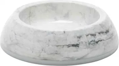 Productafbeelding van Nobby kattenbak, kunststof, Delice, marmerlook, diameter 10,5 cm - 200 ml